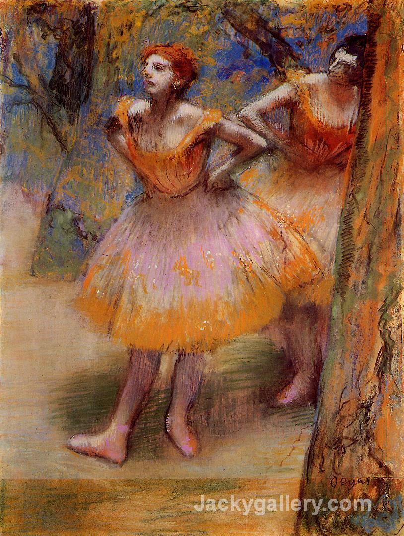 Two Dancers by Edgar Degas paintings reproduction